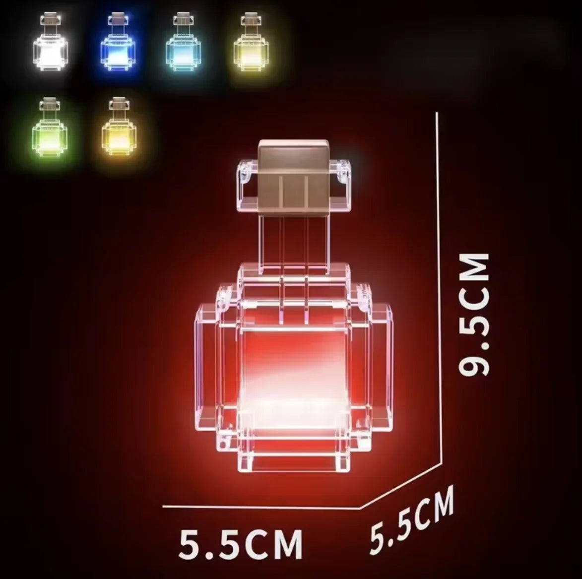 Színváltozó potion üveg