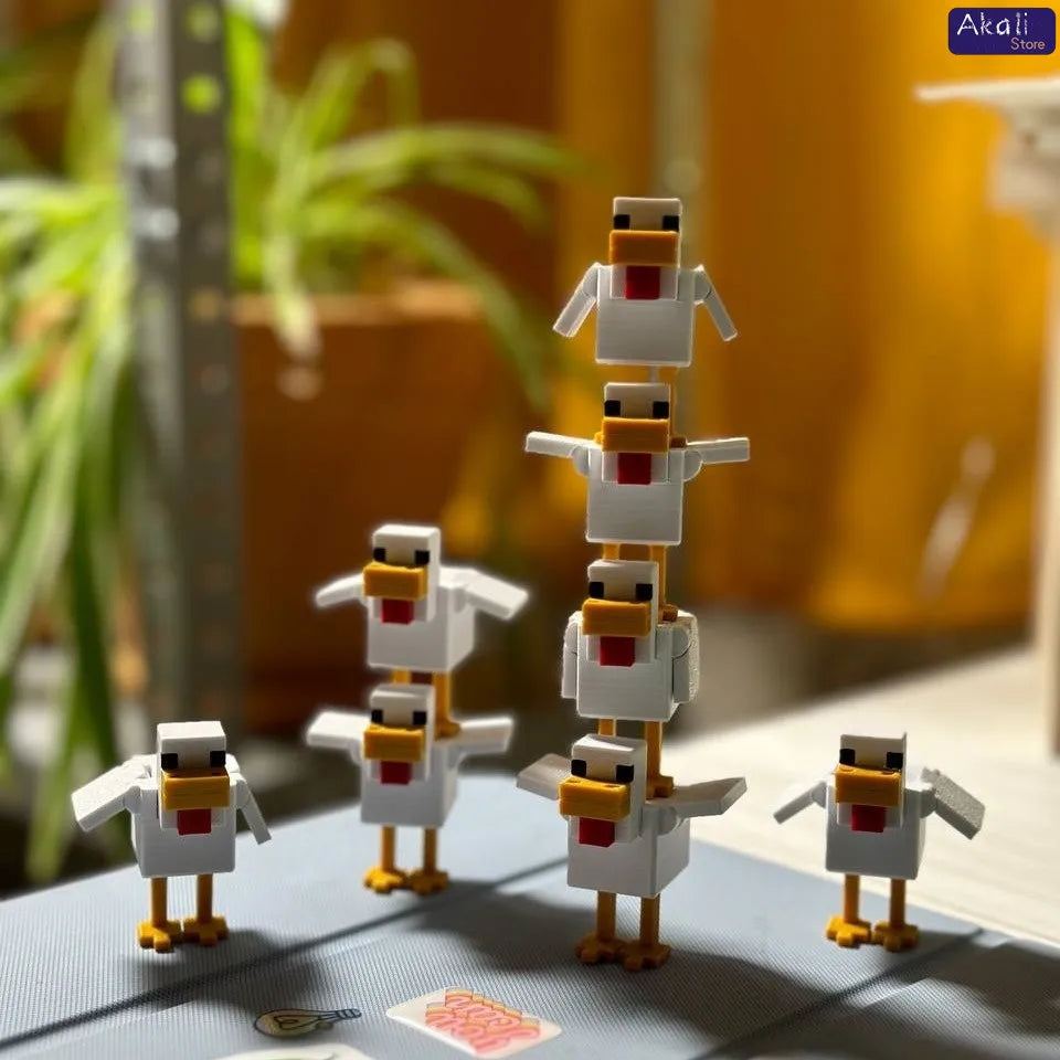 3D nyomtatott csirke