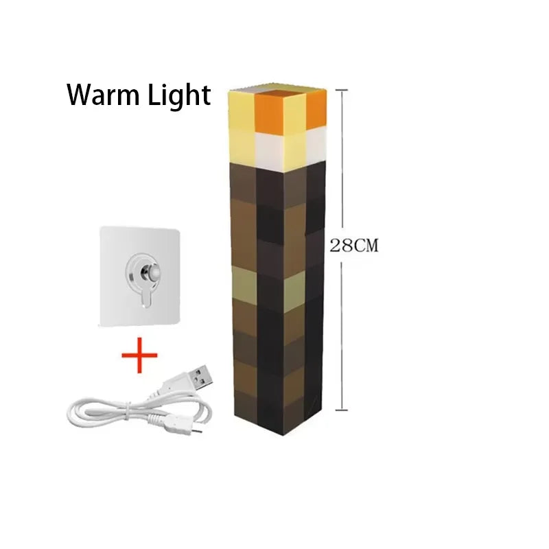 Minecraft LED fáklya
