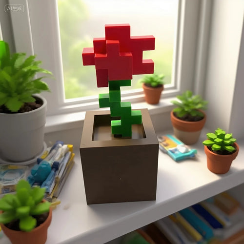 3d nyomtatott virág